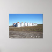 Sutter Buttes Mountain Range Ranch Canvas Afdruk (Voorkant)