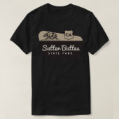 Sutter Buttes State Park Californië Welkomstbord T-shirt (Design voorkant)