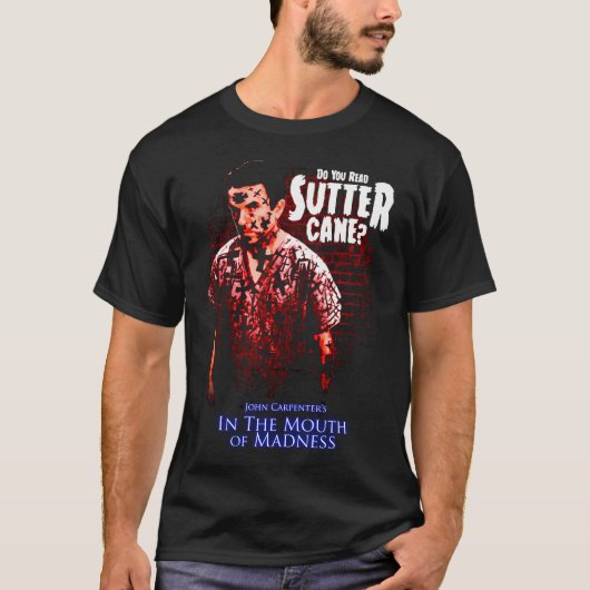Sutter Cane John Carpenter Horror Movie T-shirt (Voorkant)