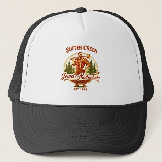 Sutter Creek – Juweel van de Motherlode Trucker Pet (Voorkant)