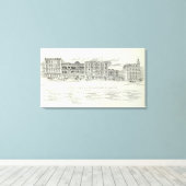 Sutter North side Montgomery en Kearny Canvas Afdruk (Insitu (Houten vloer))