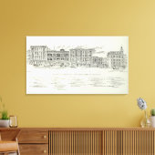 Sutter North side Montgomery en Kearny Canvas Afdruk (Insitu (Woonkamer))