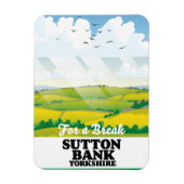 Sutton Bank yorkshire reisposter Magneet (Verticaal)