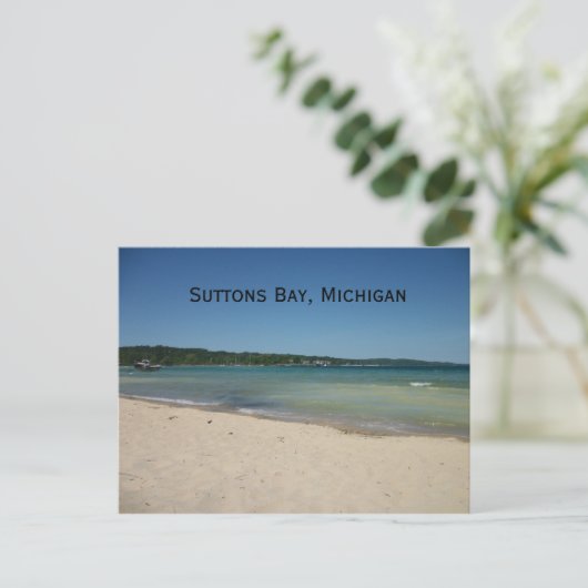 Sutton Bay Michigan Post Card Briefkaart (Staand voorkant)