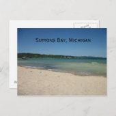 Sutton Bay Michigan Post Card Briefkaart (Voorkant / Achterkant)