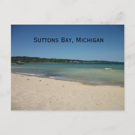 Sutton Bay Michigan Post Card Briefkaart (Voorkant)