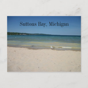 Sutton Bay Michigan Post Card Briefkaart