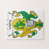 Sutton Family Crest Legpuzzel (Horizontaal)