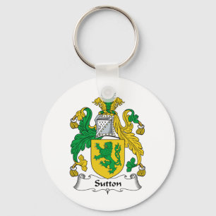 Sutton Family Crest Sleutelhanger