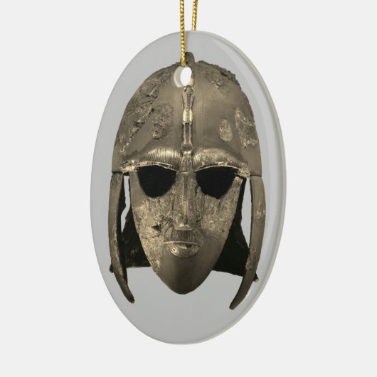 Sutton Hoo helmet Keramisch Ornament (Links)