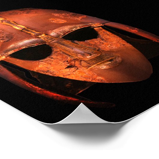 Sutton Hoo helmet Poster (Hoek)