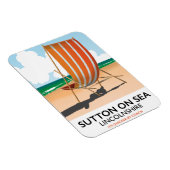Sutton on Sea zeereisposter. Magneet (Rechterzijde)