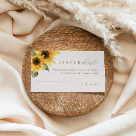 SUTTON Sunflower Diaper Raffle Ticket (set van 100