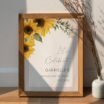 SUTTON zonnebloem vrijgezellenfeest welkom 18x24 Poster<br><div class="desc">Het Sutton-Collectie is voorzien van verbluffende, met de hand geverfde zonnebloemen en groen. De rijke kleuren en de ingewikkelde details van de zonnebloemen geven een gevoel van natuurlijke schoonheid en warmte aan elke gebeurtenis. Dit collectie is een ideale keuze voor zowel zomerevenementen als herfsten, aangezien het de essentie van deze...</div>