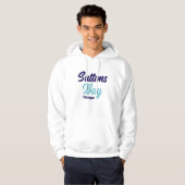 Suttons Bay Michigan Gedrukte Hoodie (Voorkant volledig)