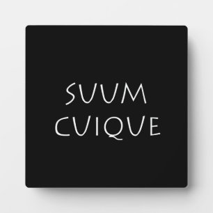 Suum cuique fotoplaat