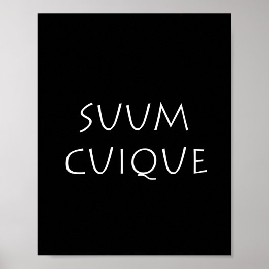 Suum cuique poster (Voorkant)