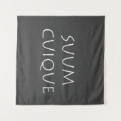 Suum cuique wandkleed (Voorkant (horizontaal))