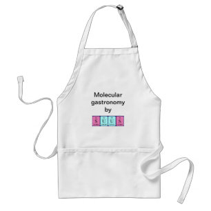 Suus periodiek table name apron standaard schort