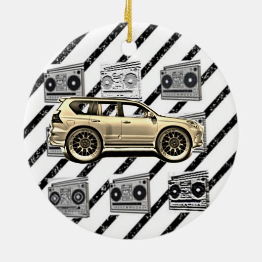 SUV HOLIDAY KERAMISCH ORNAMENT (Achterkant)