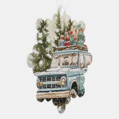 SUV met geschenken op Top Ornament Kaart (Rechts)