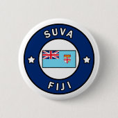 Suva Fiji Ronde Button 5,7 Cm (Voorkant)