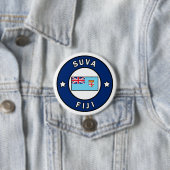 Suva Fiji Ronde Button 7,6 Cm (In situ)