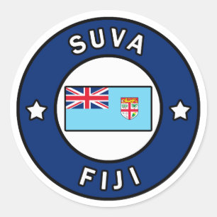 Suva Fiji Ronde Sticker