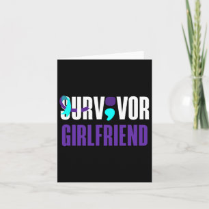 Suvivor Vriendin Support Suicide Prevention Award Kaart