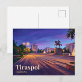 Suvorovplein Moldavië Briefkaart (Voorkant / Achterkant)