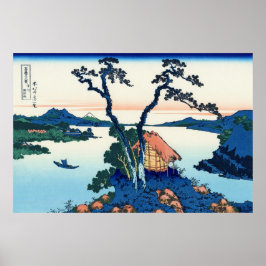Suwa-meer, door Katsushika Hokusai Poster