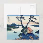Suwa-meer in de provincie Shinano Briefkaart (Voorkant / Achterkant)