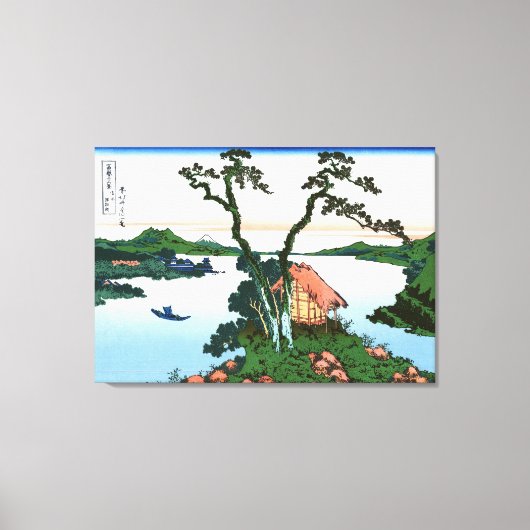 Suwa-meer in de provincie Shinano Canvas Afdruk (Voorkant)