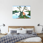 Suwa-meer in de provincie Shinano Canvas Afdruk (Insitu (Slaapkamer))