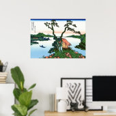 Suwa-meer in de provincie Shinano Poster (Thuiskantoor)
