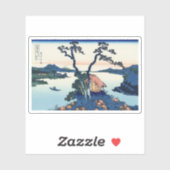 Suwa-meer in de provincie Shinano Sticker (Vel)