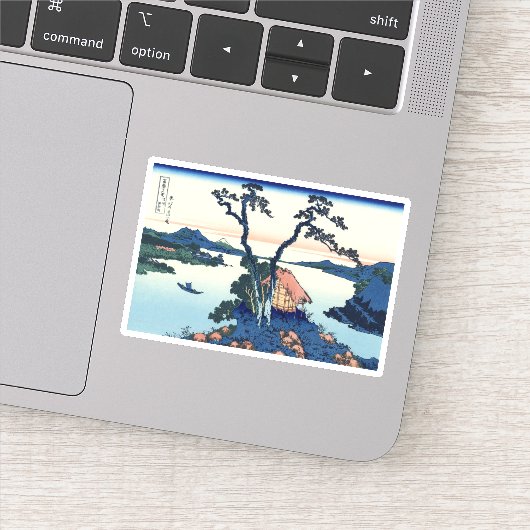 Suwa-meer in de provincie Shinano Sticker (Detail)