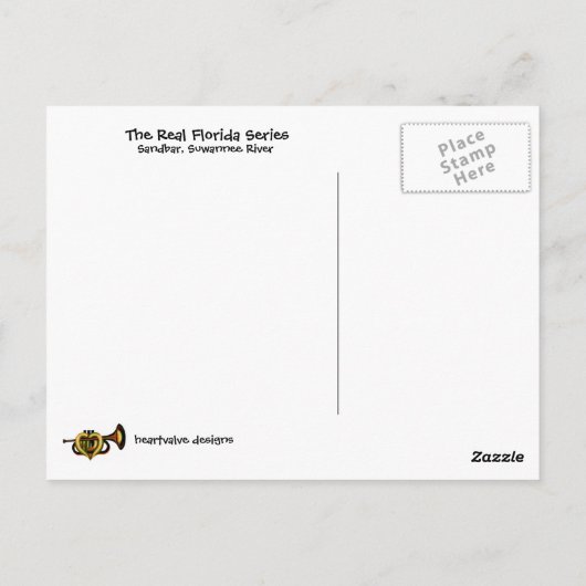 Suwannee River-sbar Briefkaart (Achterkant)