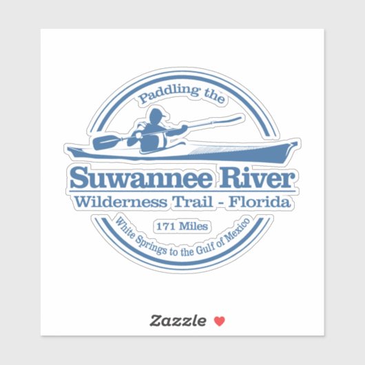 Suwannee River Wilderness Trail (SK) Sticker (Vel)