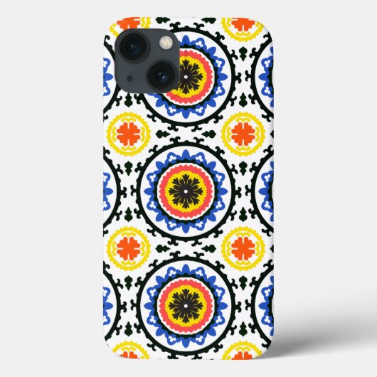 Suzani Patroon Case-Mate iPhone Case (Achterkant)