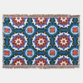 Suzani patroon met blote versiering deken (Voorkant)