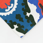 Suzani patroon met blote versiering fleece deken (Hoek)