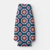 Suzani patroon met blote versiering flesjeskoeler (Voorkant)