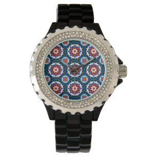 Suzani patroon met blote versiering horloge