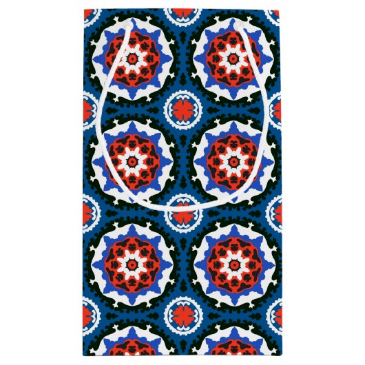 Suzani patroon met blote versiering klein cadeauzakje (Achterkant)