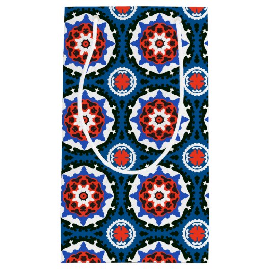 Suzani patroon met blote versiering klein cadeauzakje (Voorkant)