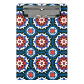 Suzani patroon met blote versiering mini klembord (Voorkant)