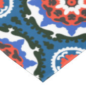 Suzani patroon met blote versiering tafelkleed (Gekanteld)