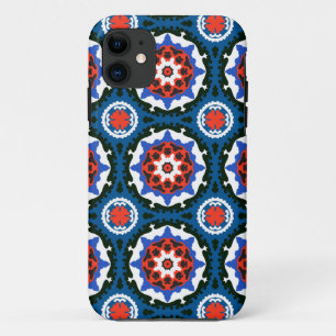 Suzani-patroon met krachtig ornament iPhone 11 hoesje