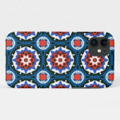 Suzani-patroon met krachtig ornament Case-Mate iPhone case (Achterkant (horizontaal))